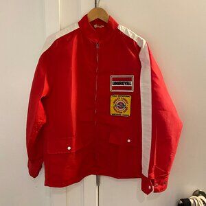 Vintage Vancouver demolition derby patch uniroyal windbreaker  size medium
